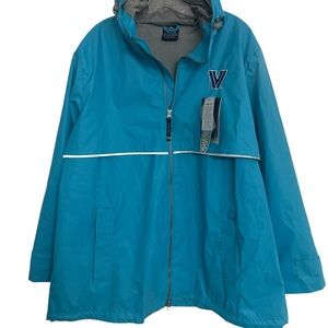 NWT Villanova womens charles river apparel rain jacket 2XL